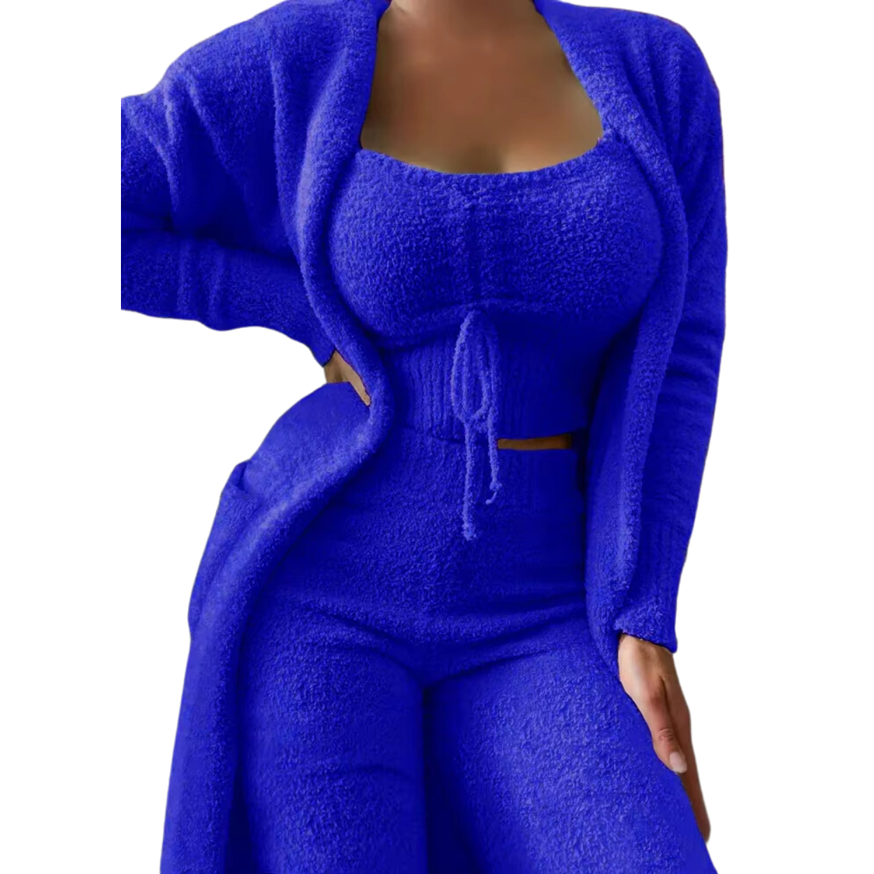 Pyjama Velours Doux et Confortable pour Femme