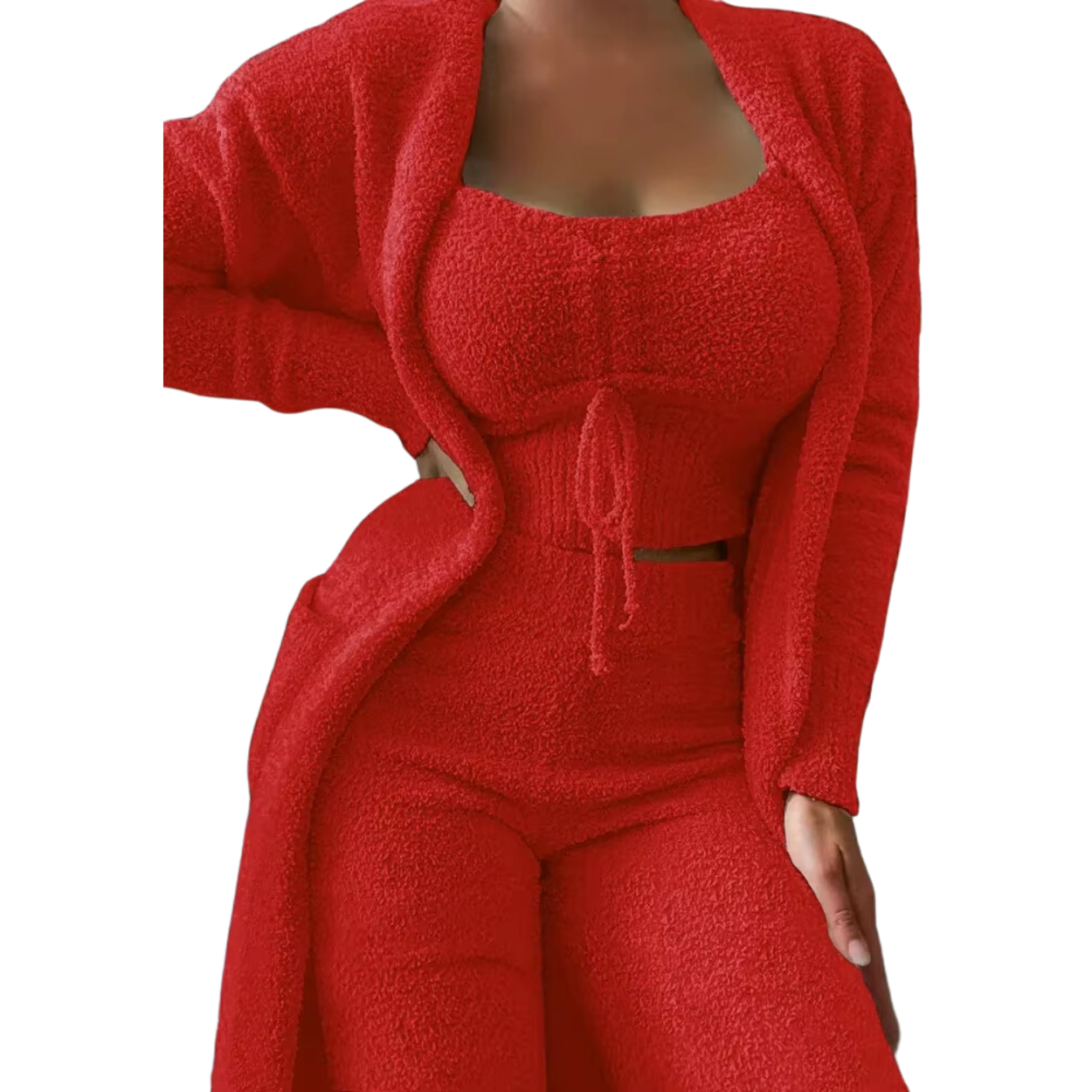 Pyjama Velours Doux et Confortable pour Femme