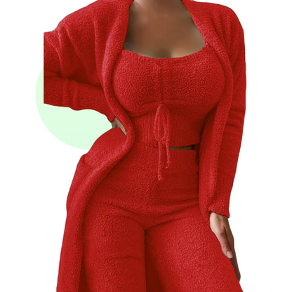 Pyjama Velours Doux et Confortable pour Femme - Marcherelle