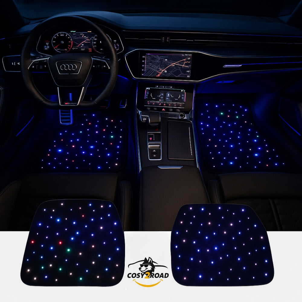 Tapis de sol LED pour voiture – Éclairage intérieur haute qualité