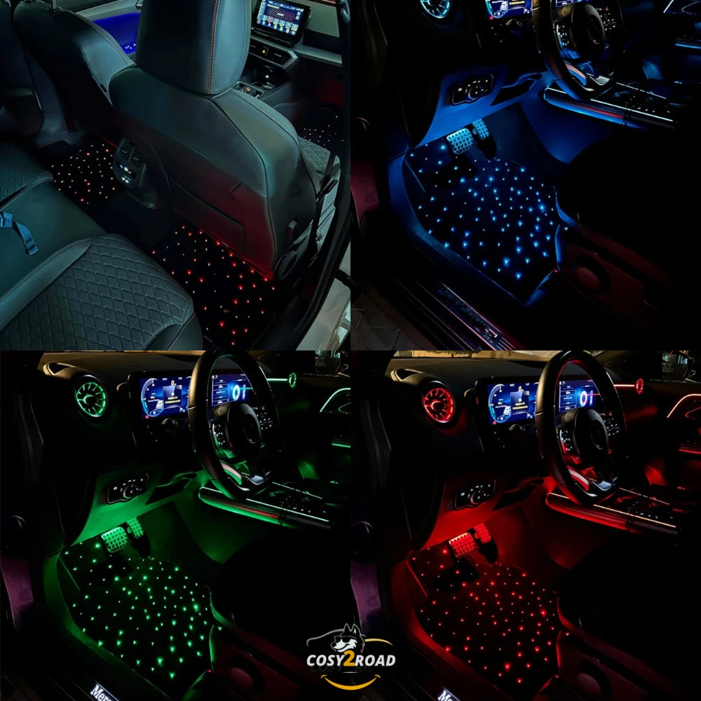Tapis de sol LED pour voiture – Éclairage intérieur haute qualité
