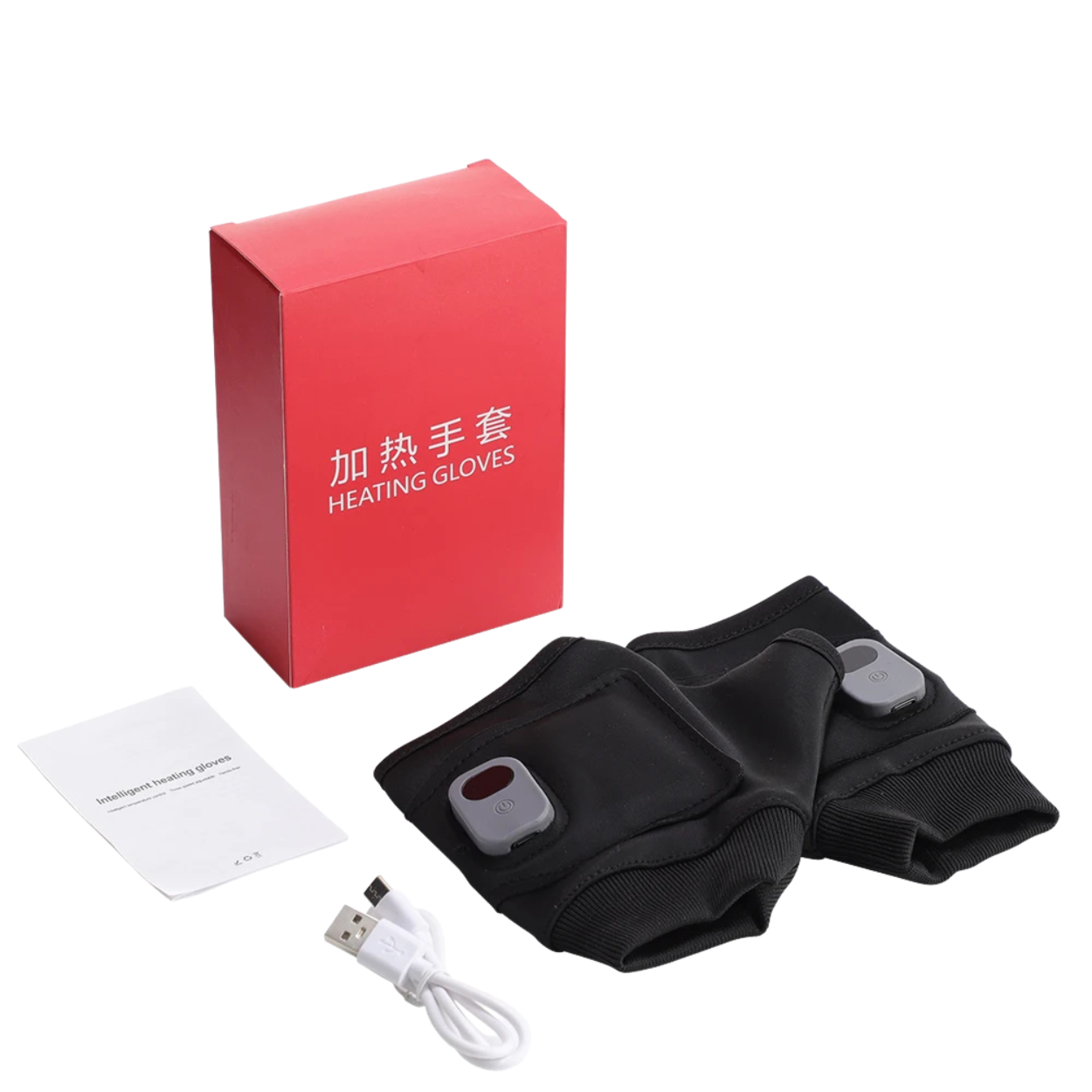 Gants Chauffants Électriques Réglables à 3 Niveaux de Chaleur