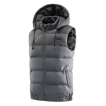 Gilet Chauffant Électrique Réversible pour Homme et Femme
