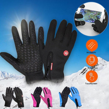 Gants Hiver Écran Tactile Chauffants avec Prise Antidérapante - Foivo