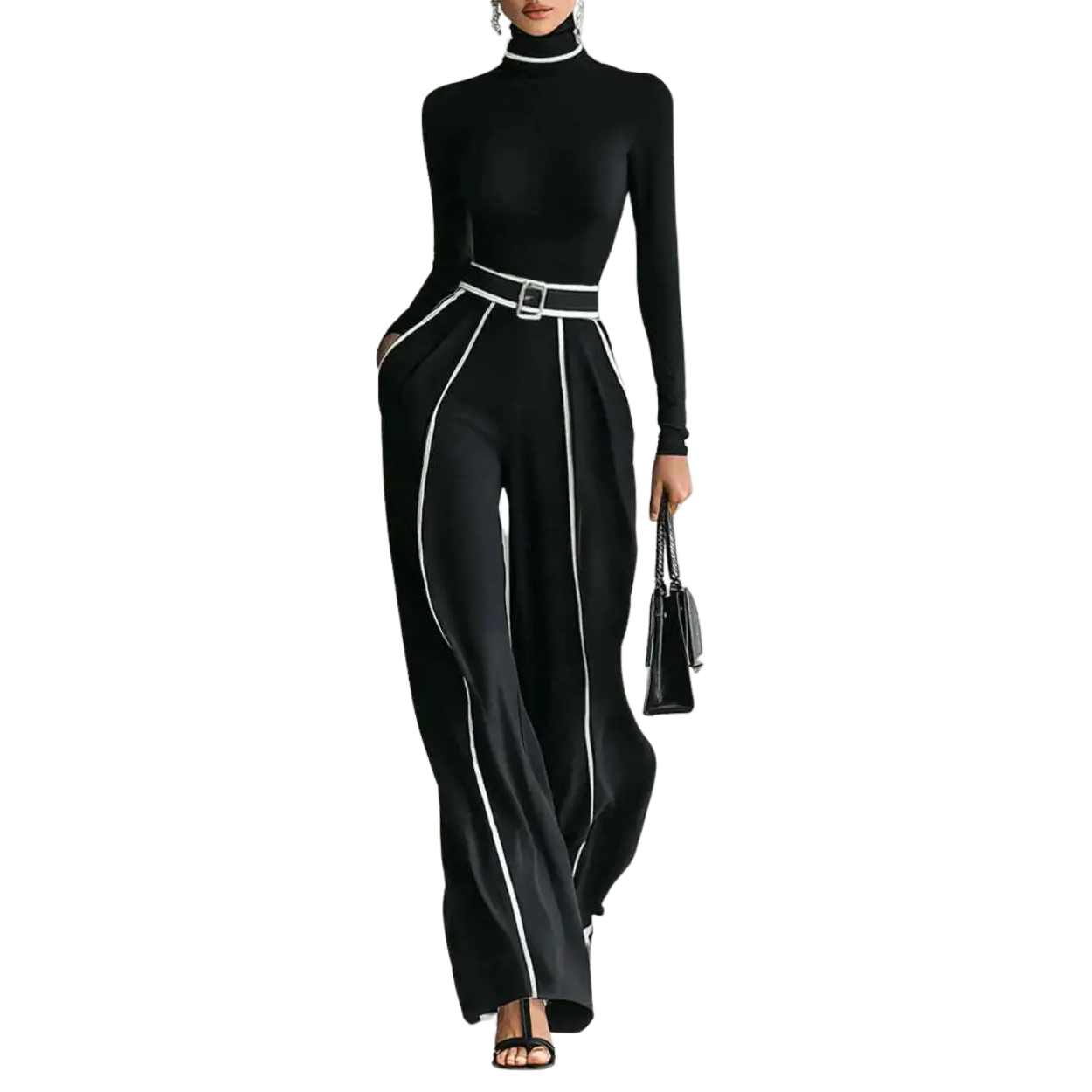 Costume Femme Deux Pièces Élégant et Chic - Marcherelle
