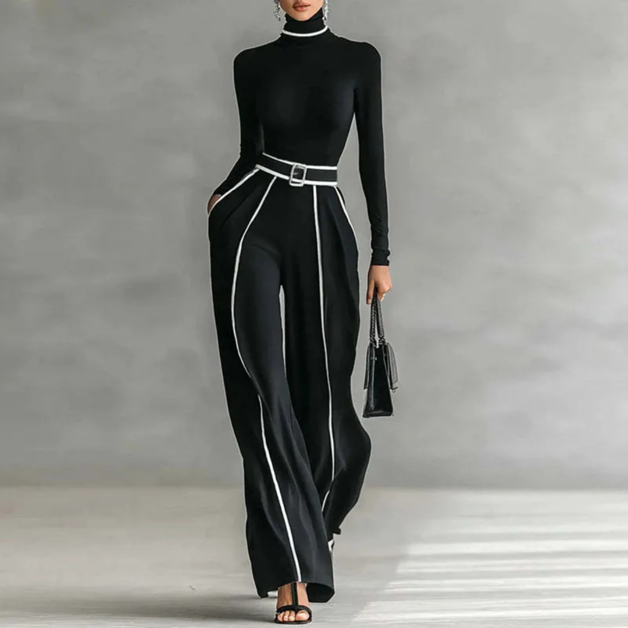 Costume Femme Deux Pièces Élégant et Chic