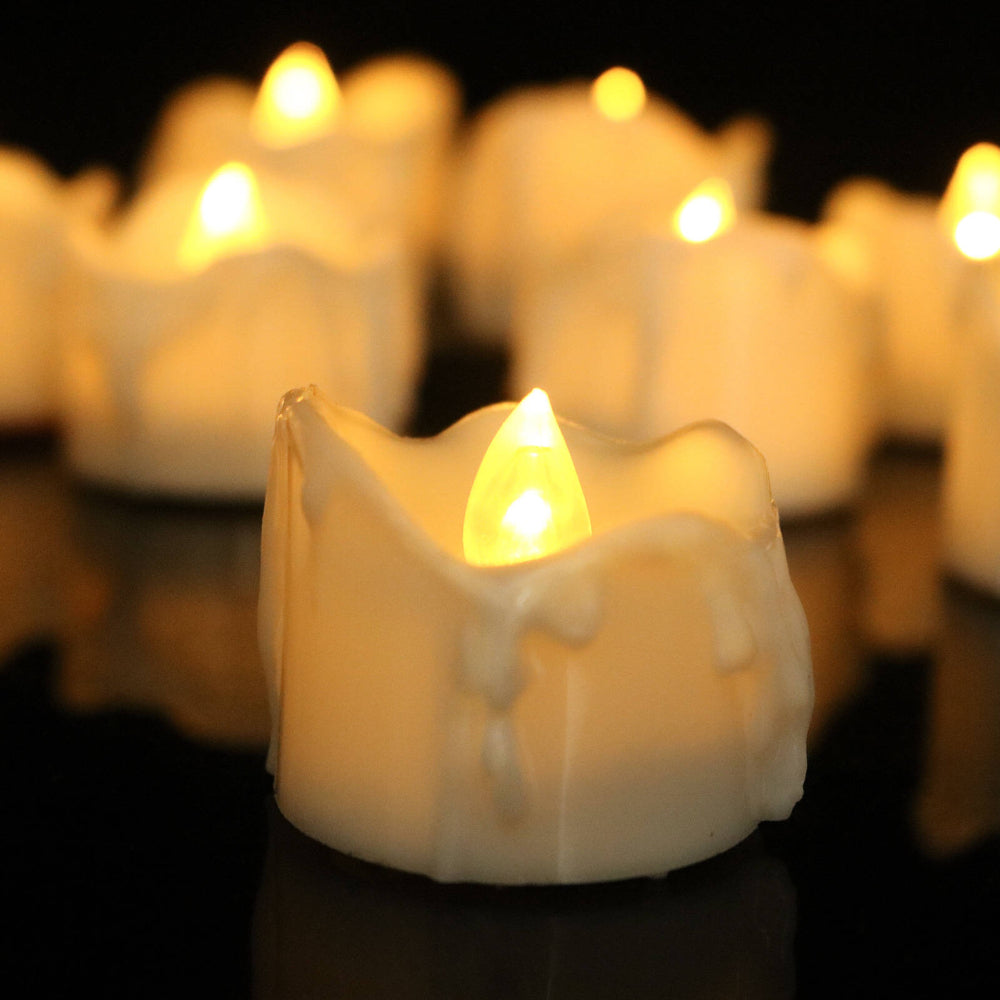 Lumière Chaude | Bougies LED Décoratives sans Flamme - Foivo