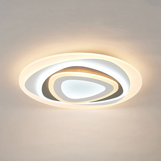 Luminaire LED Plafond Régulable Élégant - Foivo