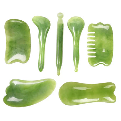 Kit de Massage Gua Sha 7 Pièces Complète - Marcherelle