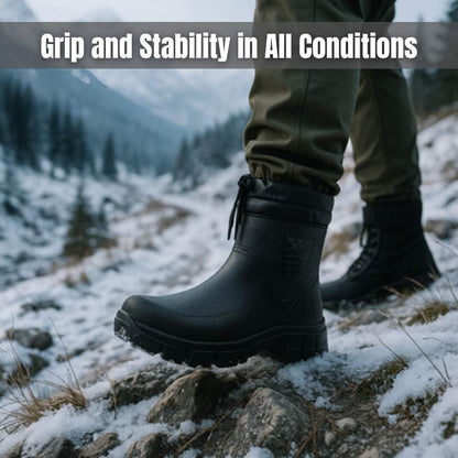 Marcherelle™ – Bottes Imperméables avec Doublure Thermique et Semelle Antidérapante
