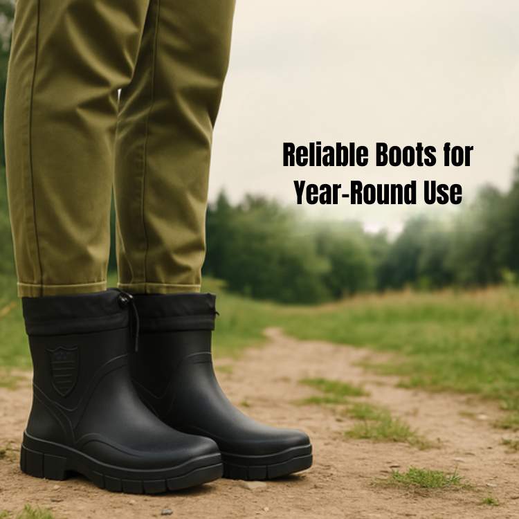 Marcherelle™ – Bottes Imperméables avec Doublure Thermique et Semelle Antidérapante