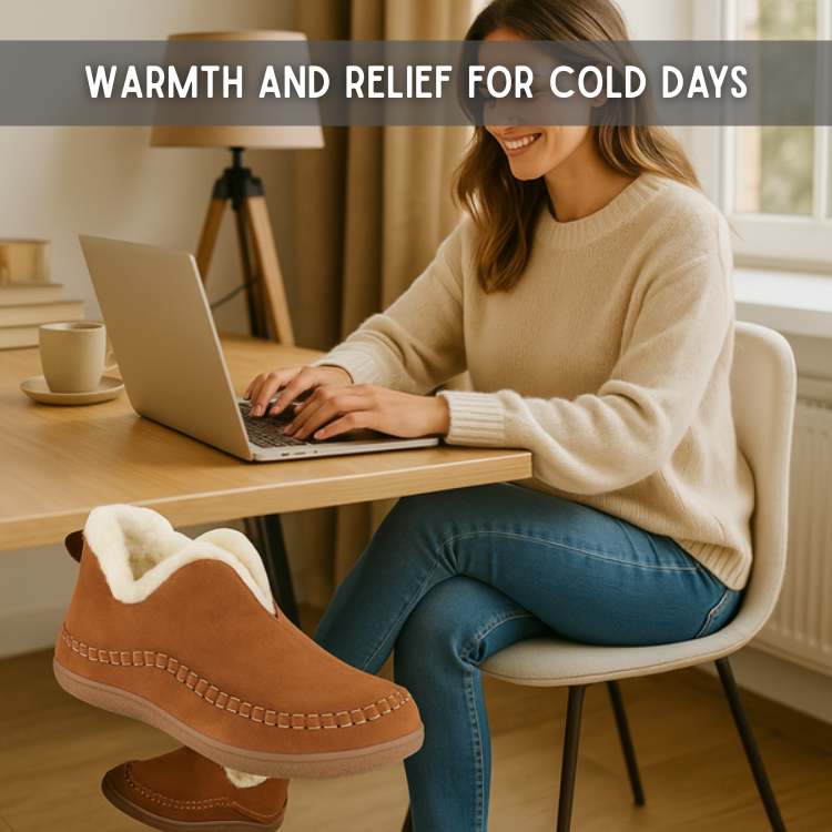 Marcherelle™ – Chaussures Isolées avec Soutien Orthopédique et Semelle Antidérapante