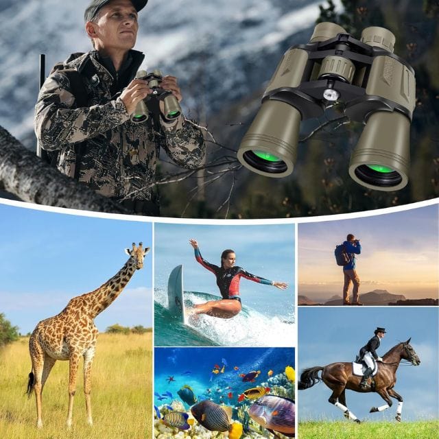 Marcherelle™ – Jumelles 20x50 HD Vision Nocturne Randonnée FMC Haute Définition