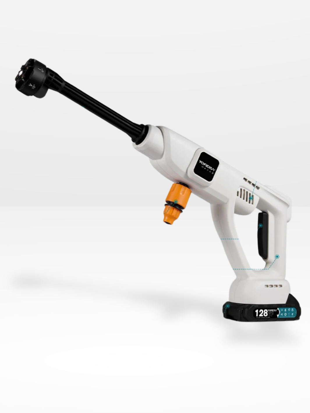 Marcherelle™ – Nettoyeur Haute Pression Sans Fil 220 Bars Multi-Accessoires