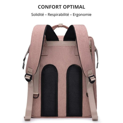 Marcherelle™ – Sac à Langer 3 en 1 avec Lit Bébé Intégré