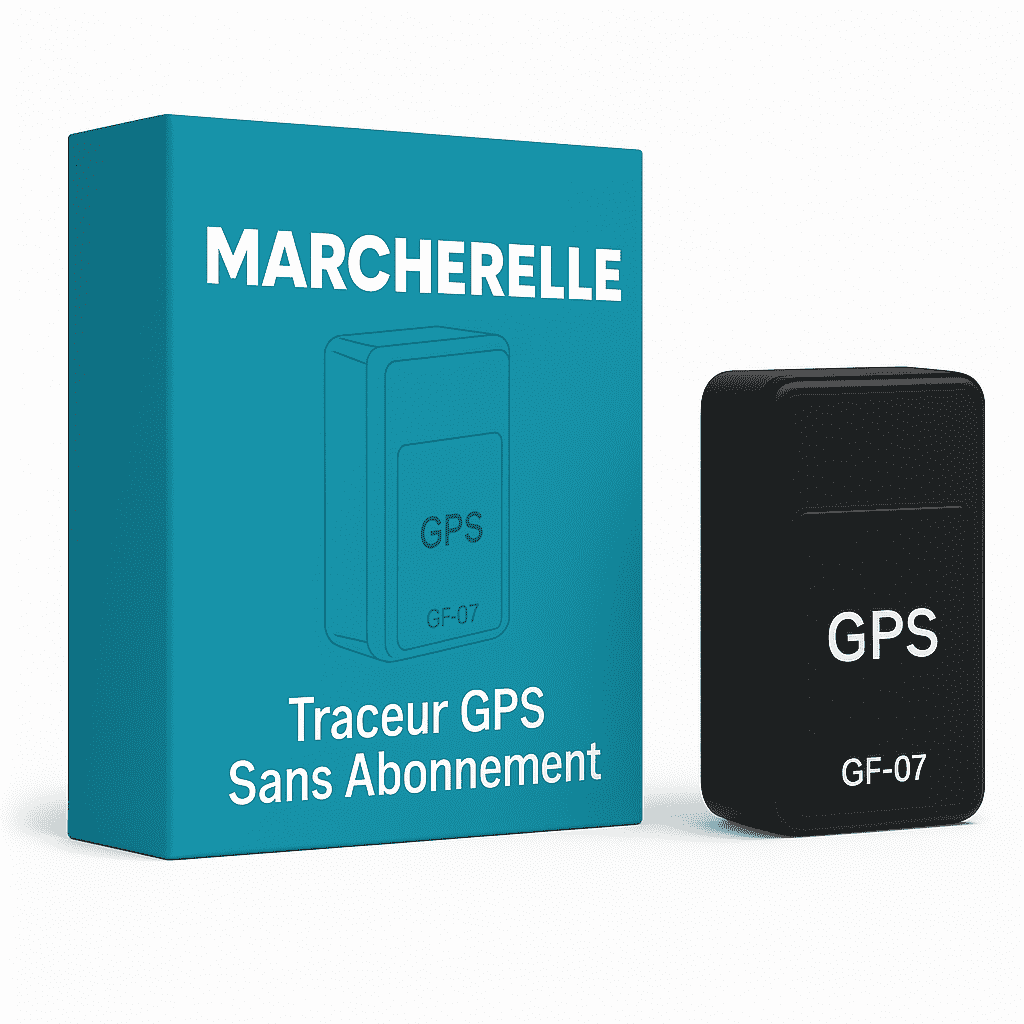 Marcherelle™ – Traceur GPS Voiture Sans Abonnement, Suivi Précis en Temps Réel