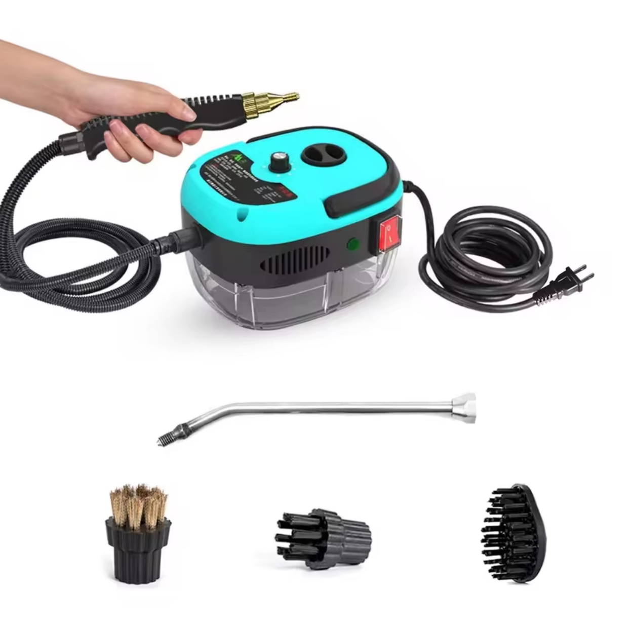 Nettoyeur Vapeur Puissant 2500W avec Haute Pression