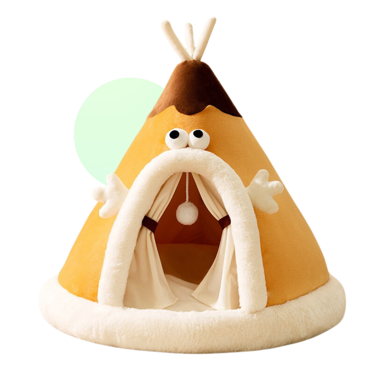 Abri Chat en Forme de Tente Douillet - Marcherelle