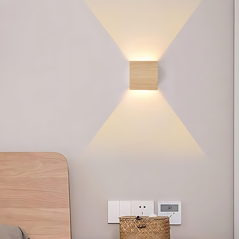 Lampe Murale Bois Nordique Élégante - Foivo