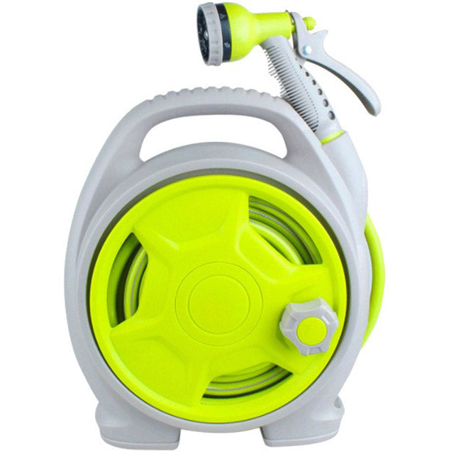 Tuyau d'Arrosage Compact avec Bobine et Pistolet Universel