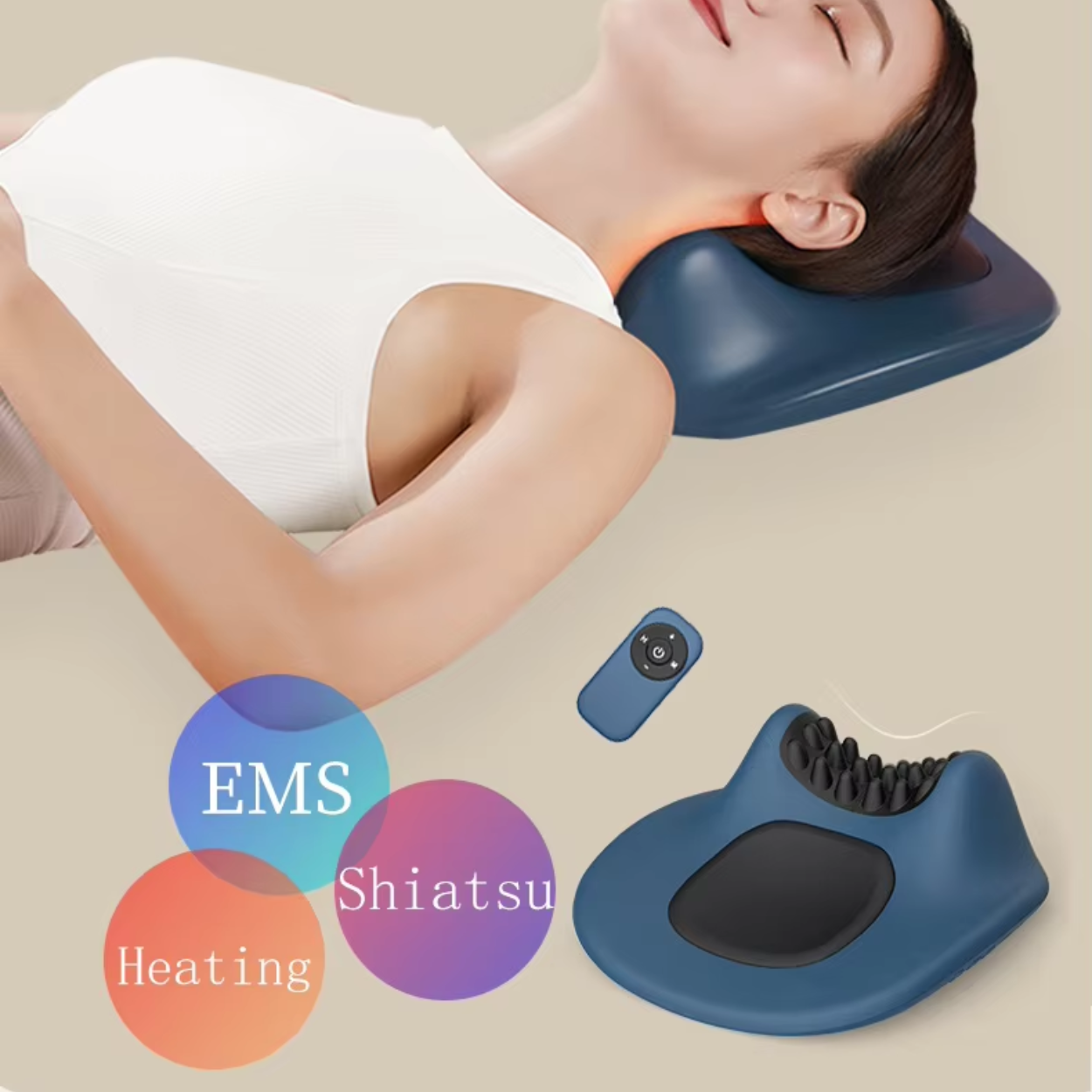 Oreiller Cervical pour Sommeil Confortable et Santé du Dos