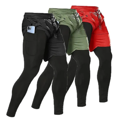Pantalon Running Double Paroi Étanche et Confortable