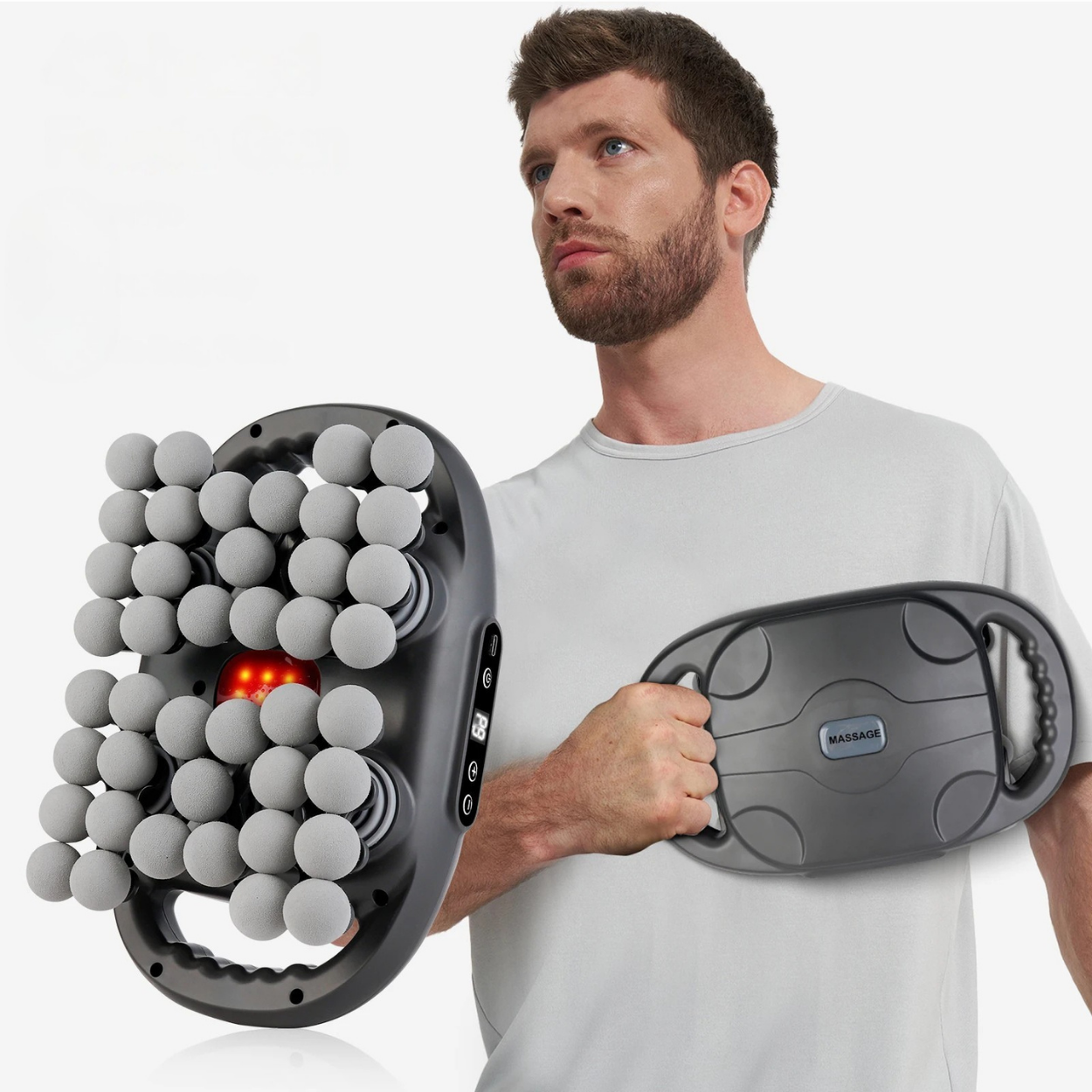 Pistolet de massage musculaire professionnel 6 têtes réglables puissant