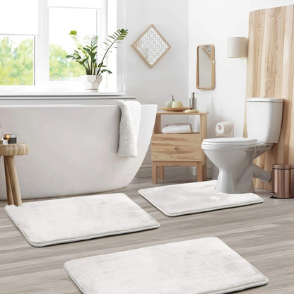 Tapis de Bain Mousse Mémoire Doux et Antidérapant