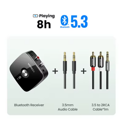 Récepteur Audio Bluetooth Haut Débit avec Lecteur USB