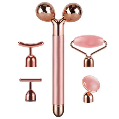 Rouleau Visage Massant Anti-Âge 5 en 1