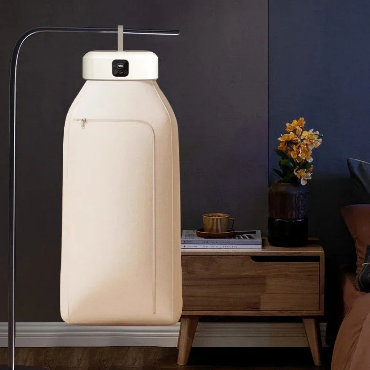 Séchoir Électrique Plidable avec Fonction 3 en 1