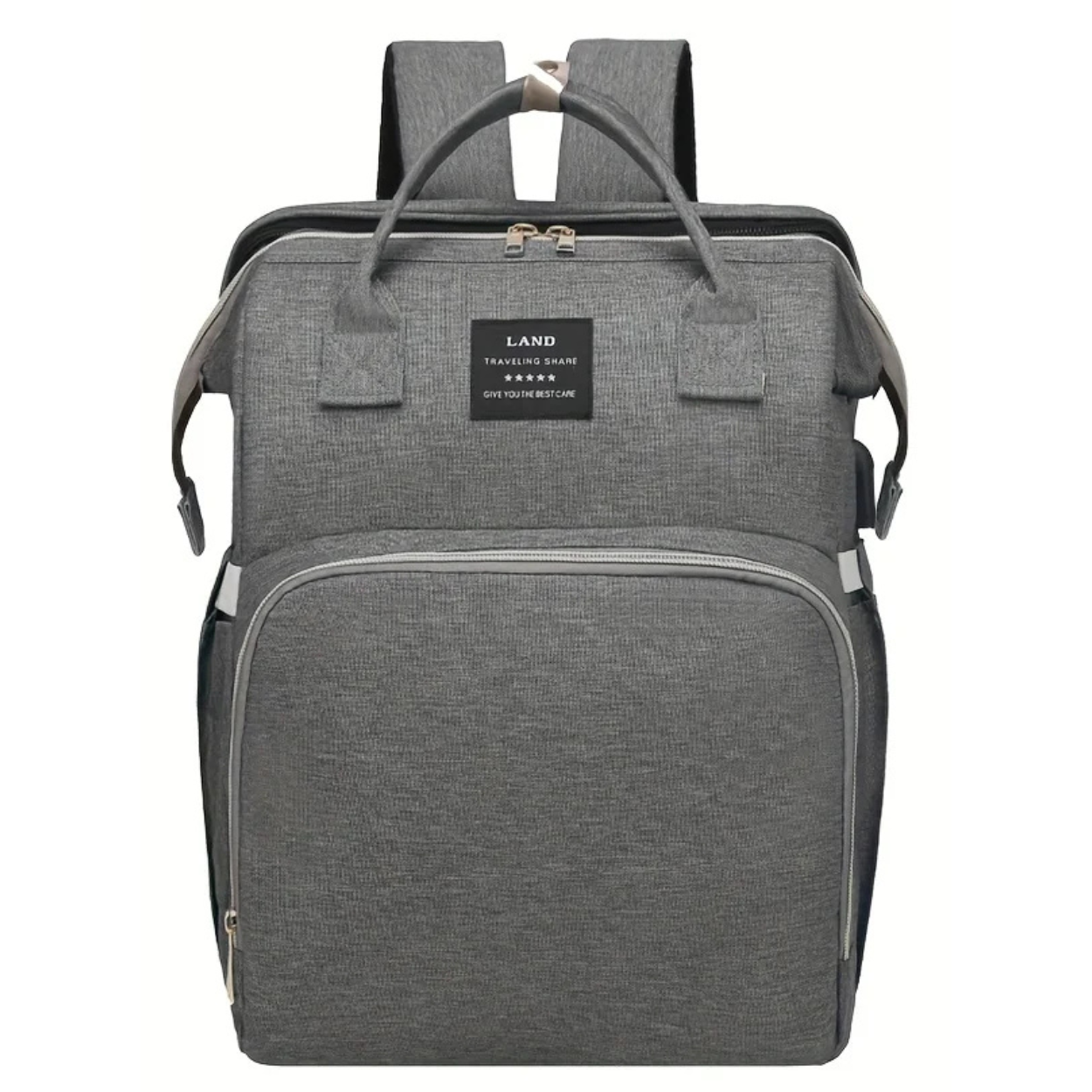 Sac à Langer Convertible avec Lit Parapluie et Poussette