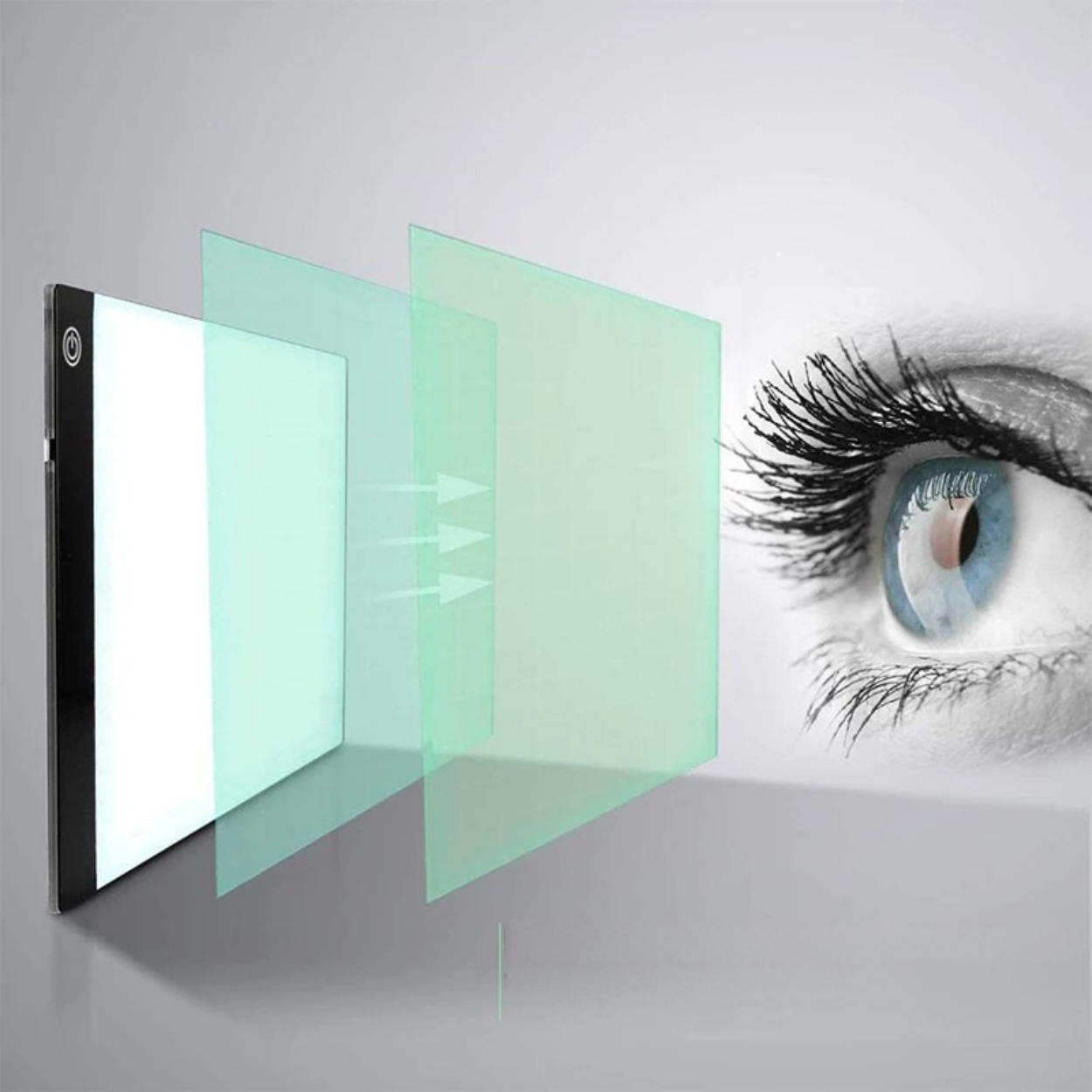 Tablette LED Écran Graphique Lumineux Réglable pour Dessin