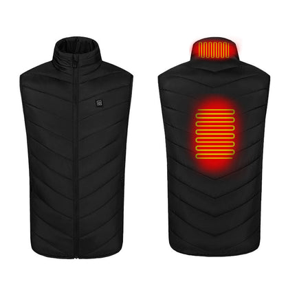 Gilet Chauffant Électrique Homme - Douillet et Régulable pour Hiver - Foivo