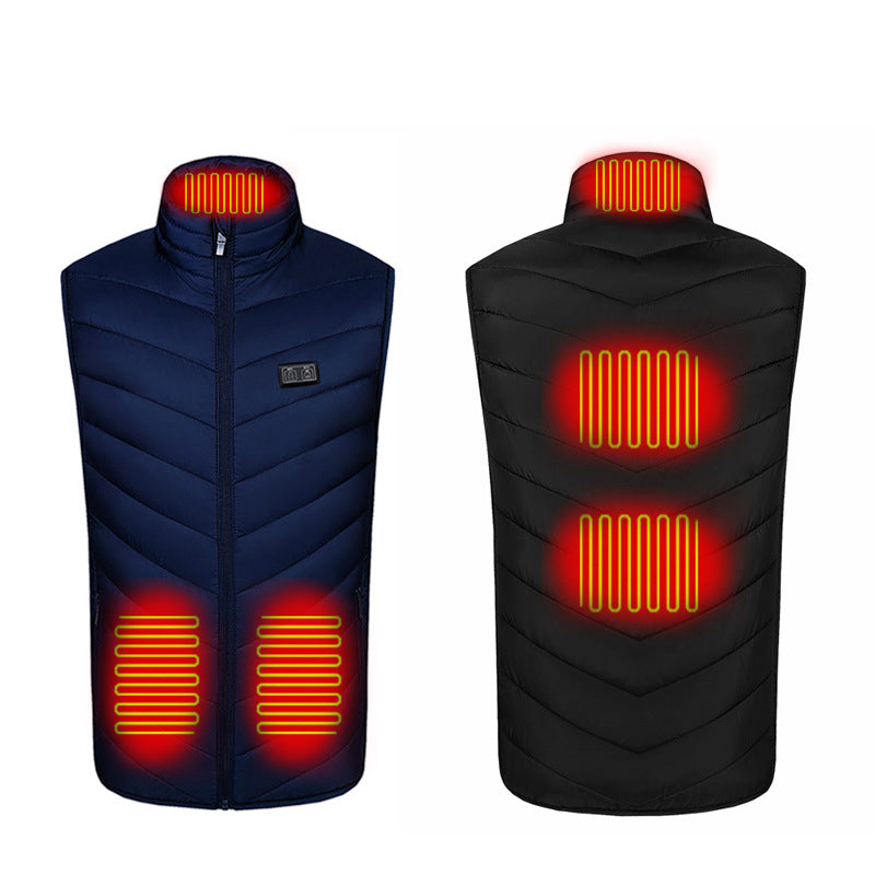 Gilet Chauffant Électrique Homme - Douillet et Régulable pour Hiver