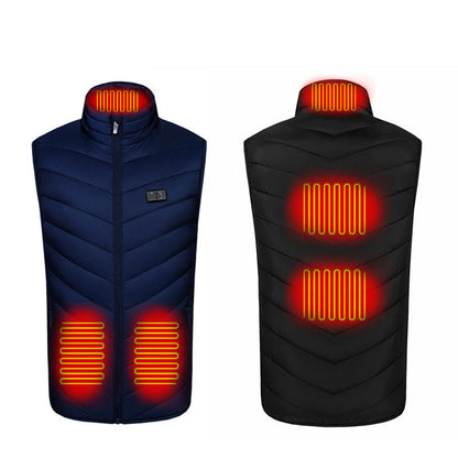 Gilet Chauffant Électrique Homme - Douillet et Régulable pour Hiver