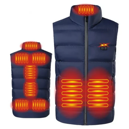 Gilet Chauffant Veste Polaire Réversible