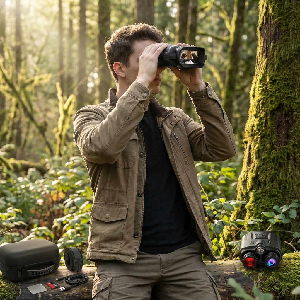 Marcherelle™ – Jumelles Vision Nocturne 4k À Image Large Et Claire