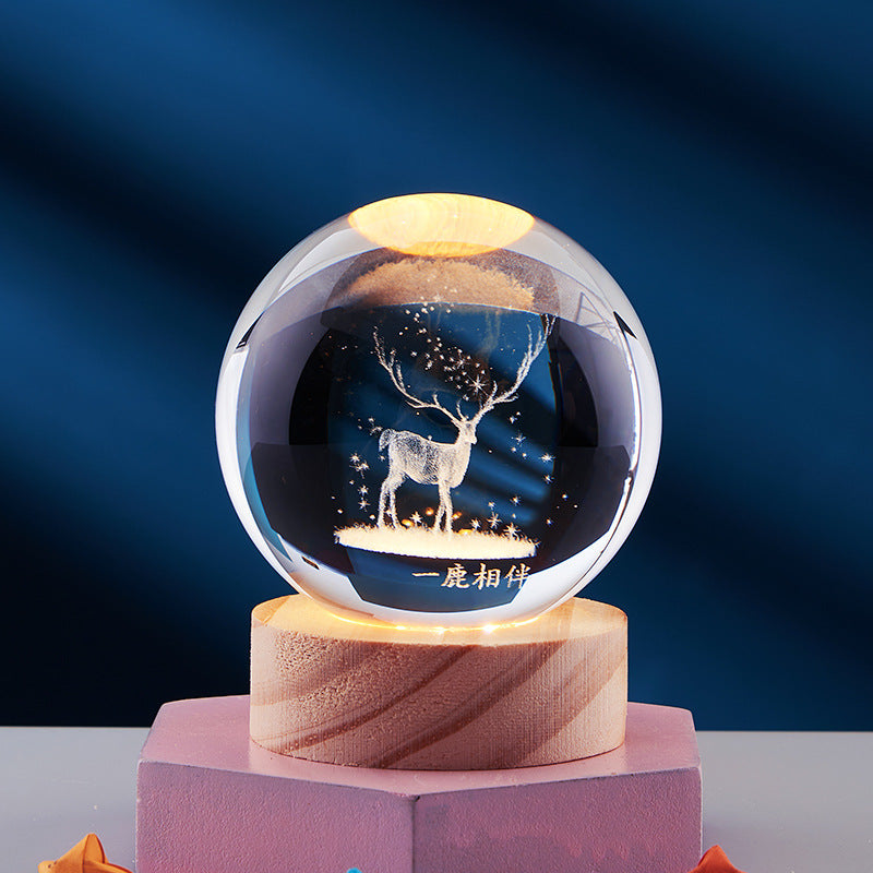 Lampe de Nuit Cristal Élégante