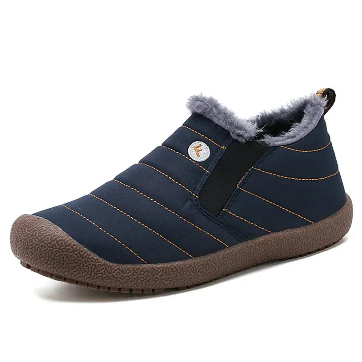 Chaussons Homme Hiver Polaires Doux et Chauds Antidérapants