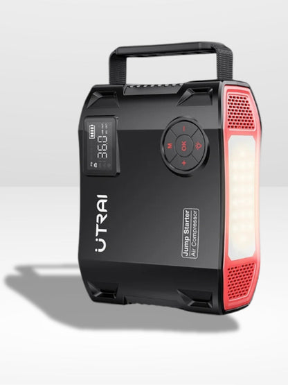 Gonfleur de Pneus 4 en 1 Compact et Pratique