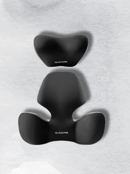 Coussin de soutien lombaire voiture avec appuie-tête réglable