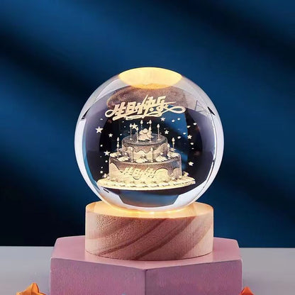 Lampe de Nuit Cristal Élégante