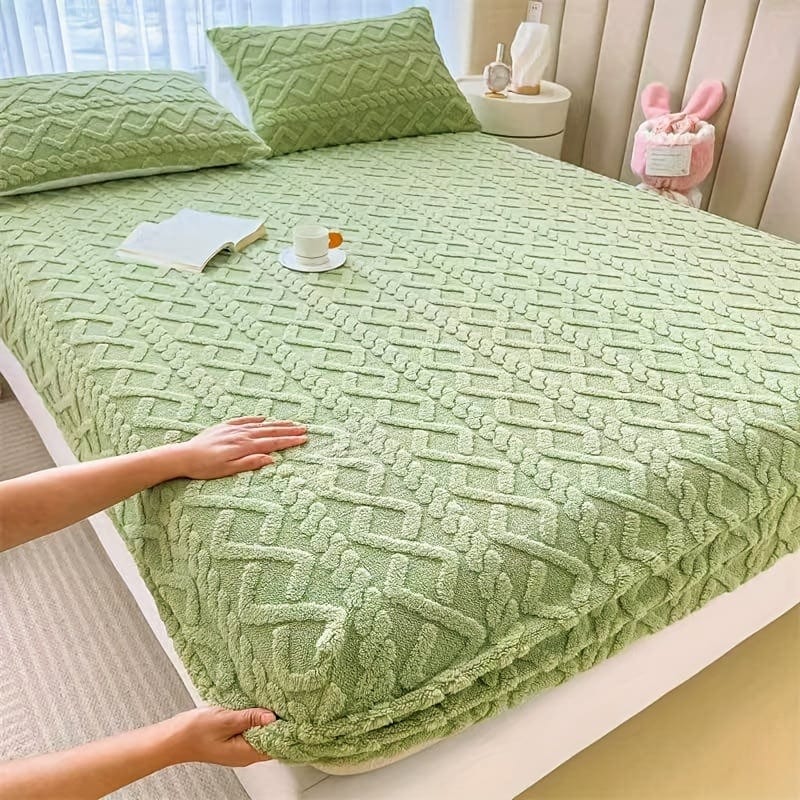 Housse de Lit Élégante et Respirante avec Taies d'oreiller Gratuites