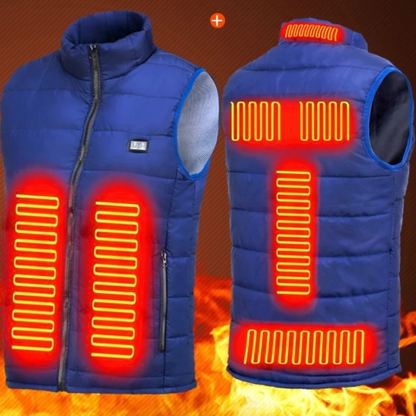 Gilet Chauffant Veste Polaire Réversible