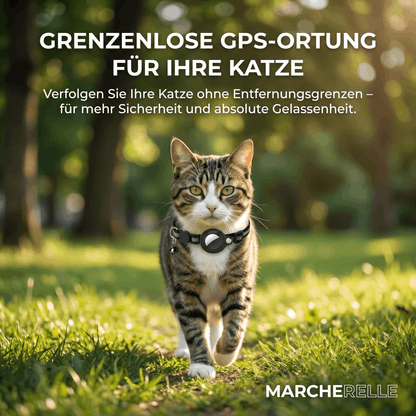 Macherelle™ – GPS Halsband Katze Kein Abonnement | Kompatibel mit iOS & Android