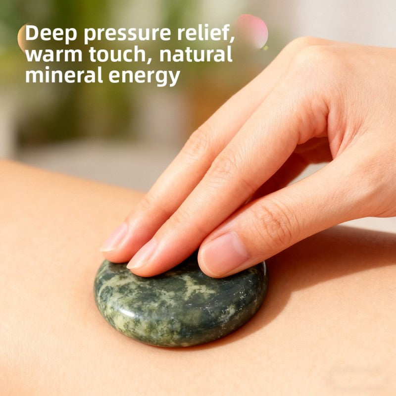 Pierres de Massage Chaudes en Pierre de Jade Naturelle