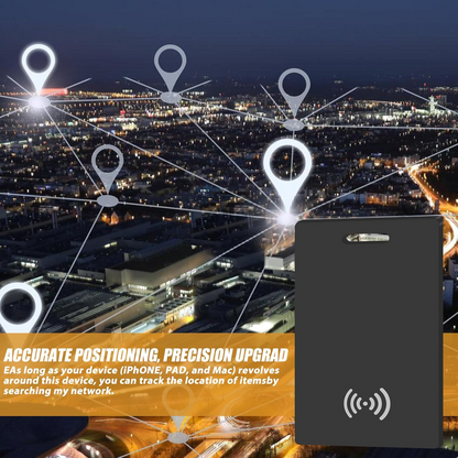 Marcherelle™ – Carte de Suivi de Portefeuille Rechargeable, Compatible Apple Find My