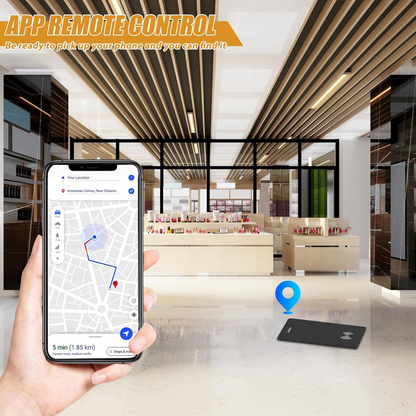 Marcherelle™ – Carte de Suivi de Portefeuille Rechargeable, Compatible Apple Find My