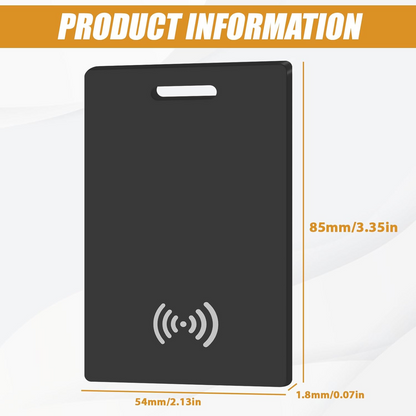 Marcherelle™ – Carte de Suivi de Portefeuille Rechargeable, Compatible Apple Find My